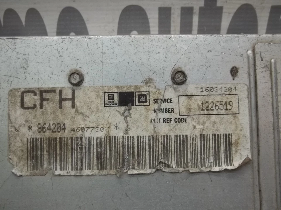 1984 BUICK REGAL, OTHER GM 3.8L V6 OEM ECM ECU ENGINE CONTROL MODULE 1226519 CFH - Image 3 of 4