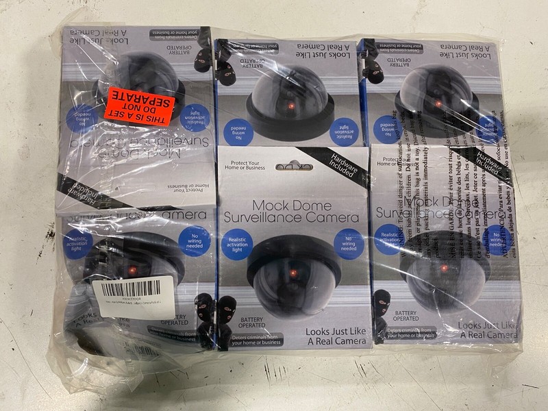 Mock Dome Surveillance Camera 6 pack