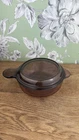 PYREX  P240C  Glass Corning Ware Large Grab It Bowl With Lid Cranberry Vintage