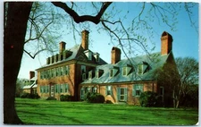 Postcard - Carter's Grove Plantation - Williamsburg, Virginia