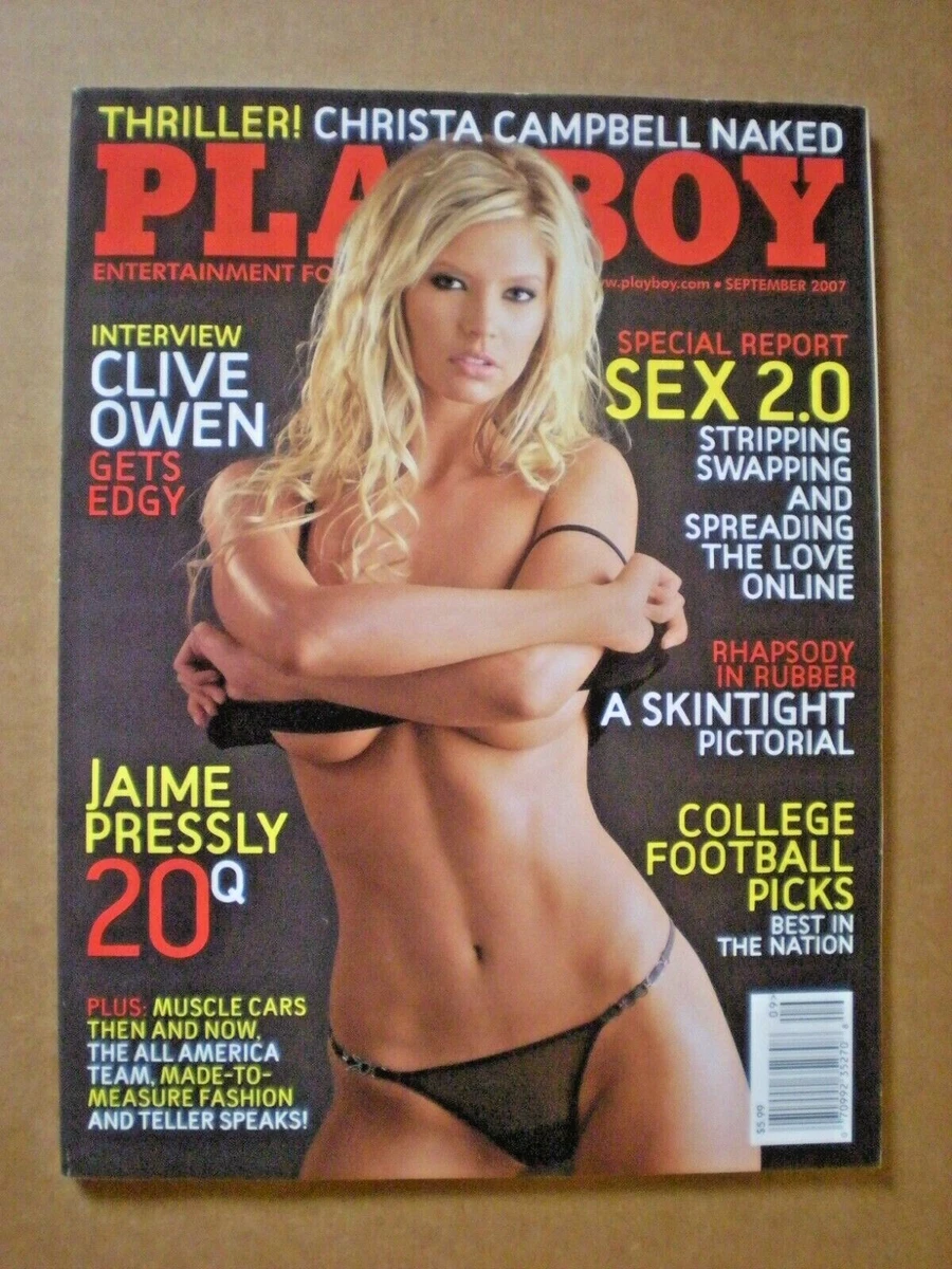 2007 September Playboy Magazine (Amanda Paige on the cover  Like New) |  eBay