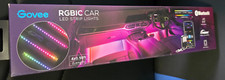 RGBIC Smart Integrated LED Interior Car Lights 12-Volt 3.9 Ft. Black Under Cabin