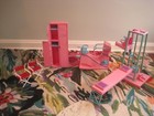 Vintage 1980s Barbie Gym Exercise Bike Weight Lifting Lockers — photo 1
