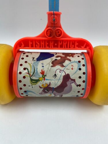 Fisher Price Melody Push Chime Schiebespielzeug Glocken Musik 1972 vintage - Bild 8 von 13