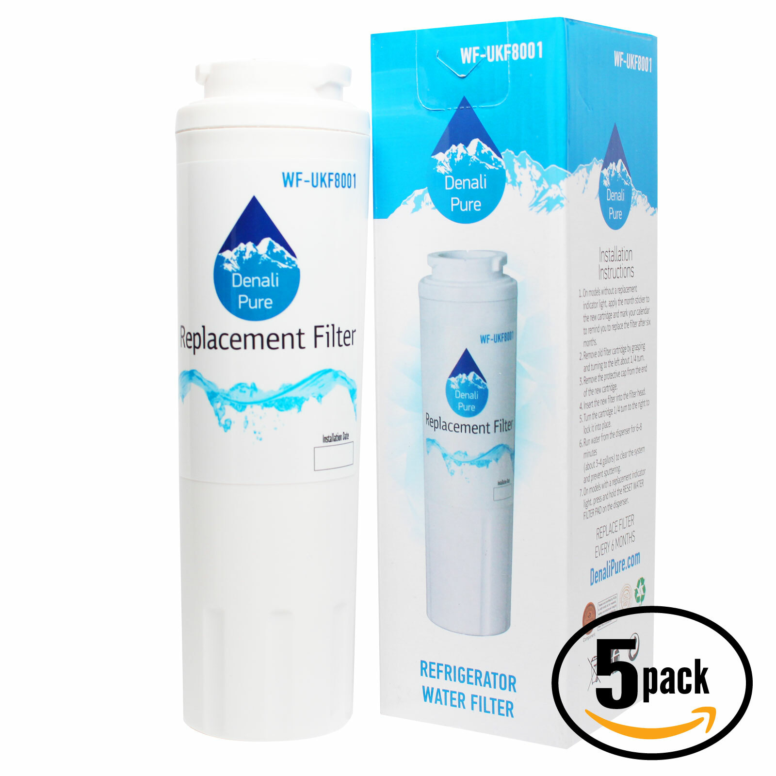 5X Refrigerator Water Filter for Viking RWFFR
