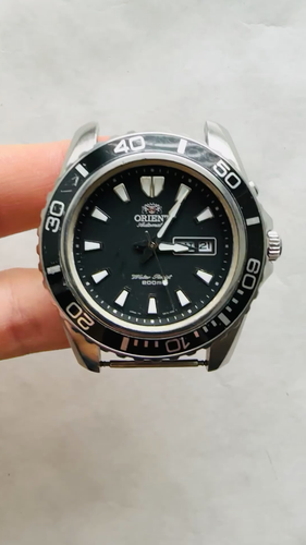 RARO ORIENT EM75 DIVER 46943 REPARACIÓN WR 200m Automático Japón De Colección Reloj 21 Joyas - Vídeo 1 de 1