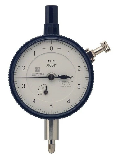 Mitutoyo 2803S-10 Dial Indicator, 0-.025" Range .0001" Graduation