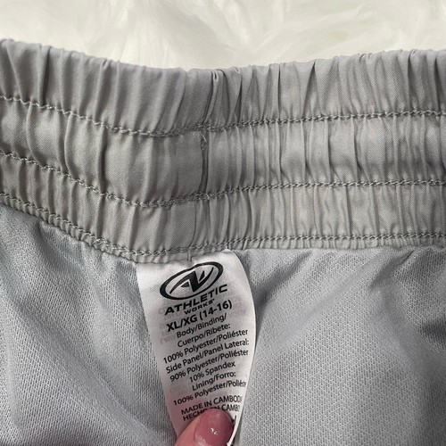 Girls youth athletic Works shorts gray Sz. XL 14-16 - Picture 3 of 3