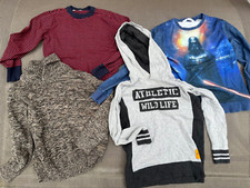 Lot of 4 boys sweaters H M RETROFIT cotton/cotton blend size 8-10