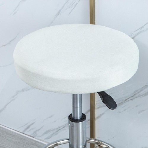 Round Chair Cover Bar Stool Cover Elastic Seat Covers Stretch Chair Slipcover UK - Picture 10 of 40