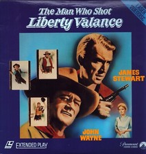 The Man Who Shot Liberty Valance 1962 LaserDisc John Wayne James Stewart