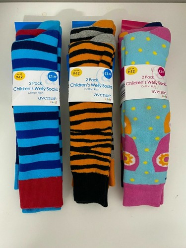 Children's long Warm (Welly) Socks 2 