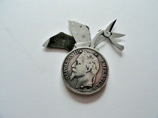 Eloi Pernetナポレオン銀貨(800S)シガーカッター : ヴィンテージ