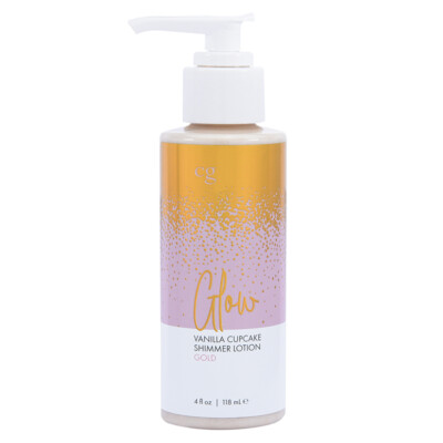 Shimmer Lotion Cupcake Vanilla For Her Sex Attractant Sparkling Gold 4 oz