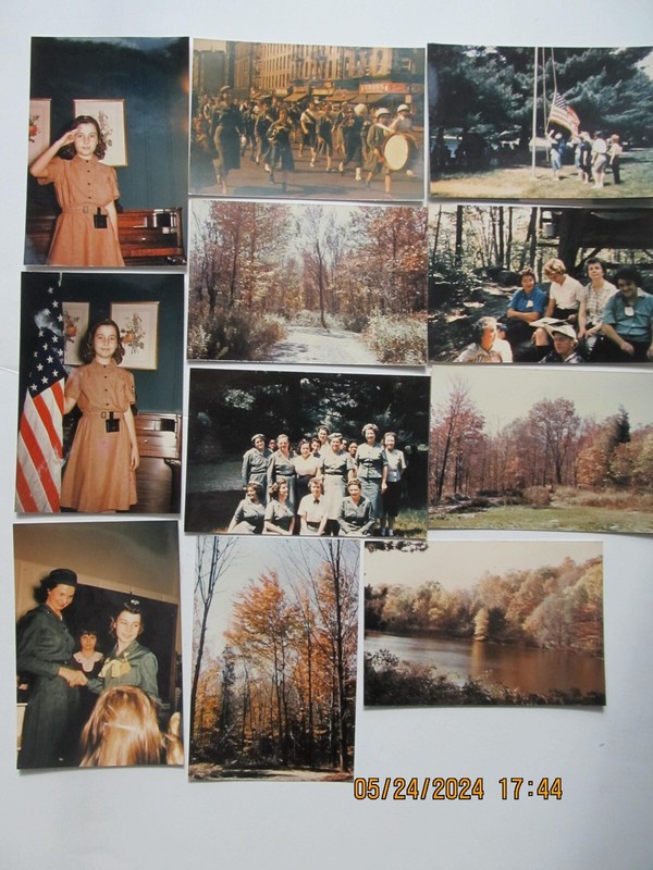 GIRL SCOUTS BRONX NY 1957-1963 COLOR PICTURES CAMP KAUFMAN