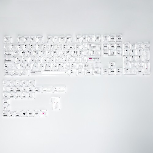 Transparentes Tastenkappen-Set PC Shine Through Backlit CBSA - Bild 2 von 14