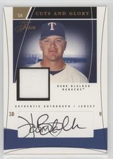 2004 Flair Cuts and Glory Copper 93/100 Hank Blalock #CAG-HB Auto qw7