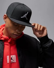 Nike Jordan Jumpman Pro Adjustable Cap/Hat Size L /XL FV5296-010 BLACK/WHITE