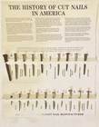 TREMONT NAIL CO. DISPLAY CARD SHOWING 20 DIFF. CUT NAILS MADE BY THEM, ca.1990 — photo 9
