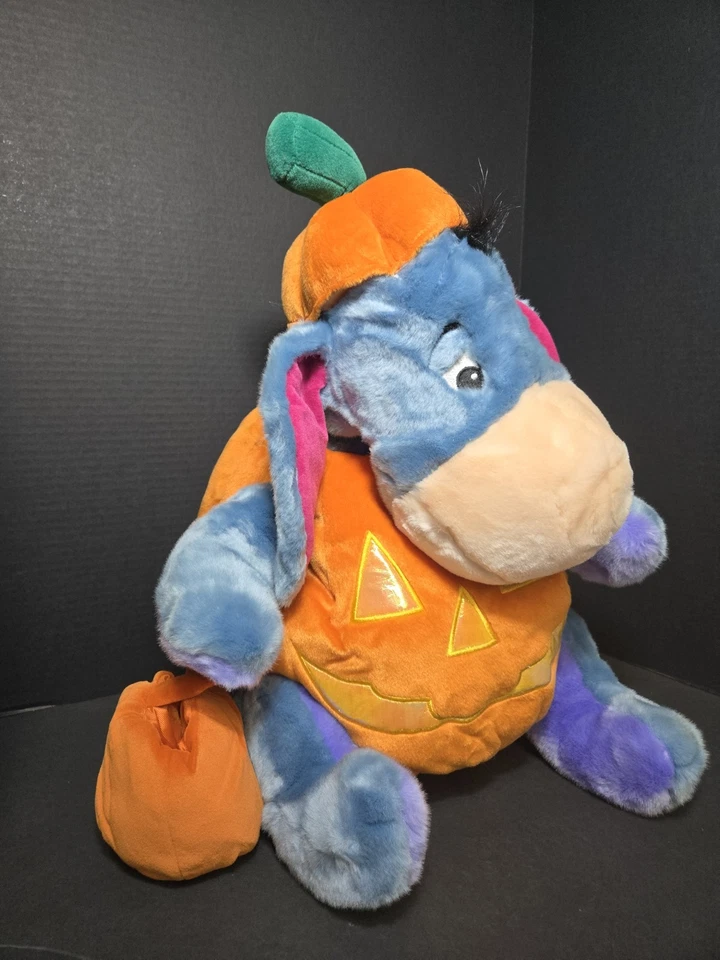 Disney Eeyore Pumpkin Halloween Plush Jumbo 23" - Image 2 of 4