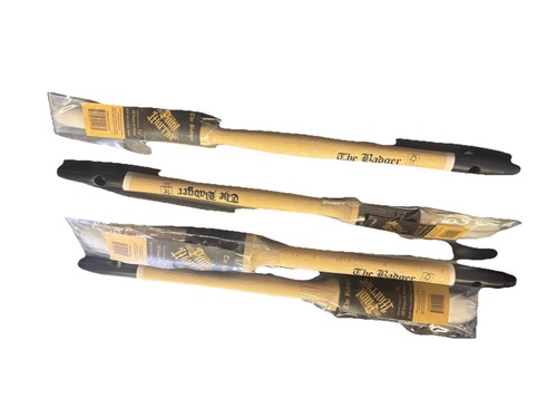 Paint Warrior Badger Sash Brush 4pk 12, 14, 16 And 18mm Brushes Included - Picture 3 of 5