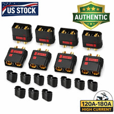 5 Pairs QS8-S Anti-Spark Connector Set Male And Female for RC Lipo Battery 8MM