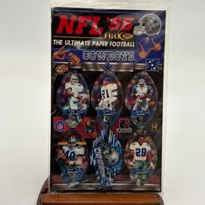 FlickBall NFL '96 Ultimate Paper Football Cowboys Pack Aikman Sanders Smith
