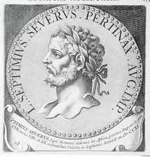 Septimius Severus Roman Emperor who ruled from AD 193 211 Old Photo