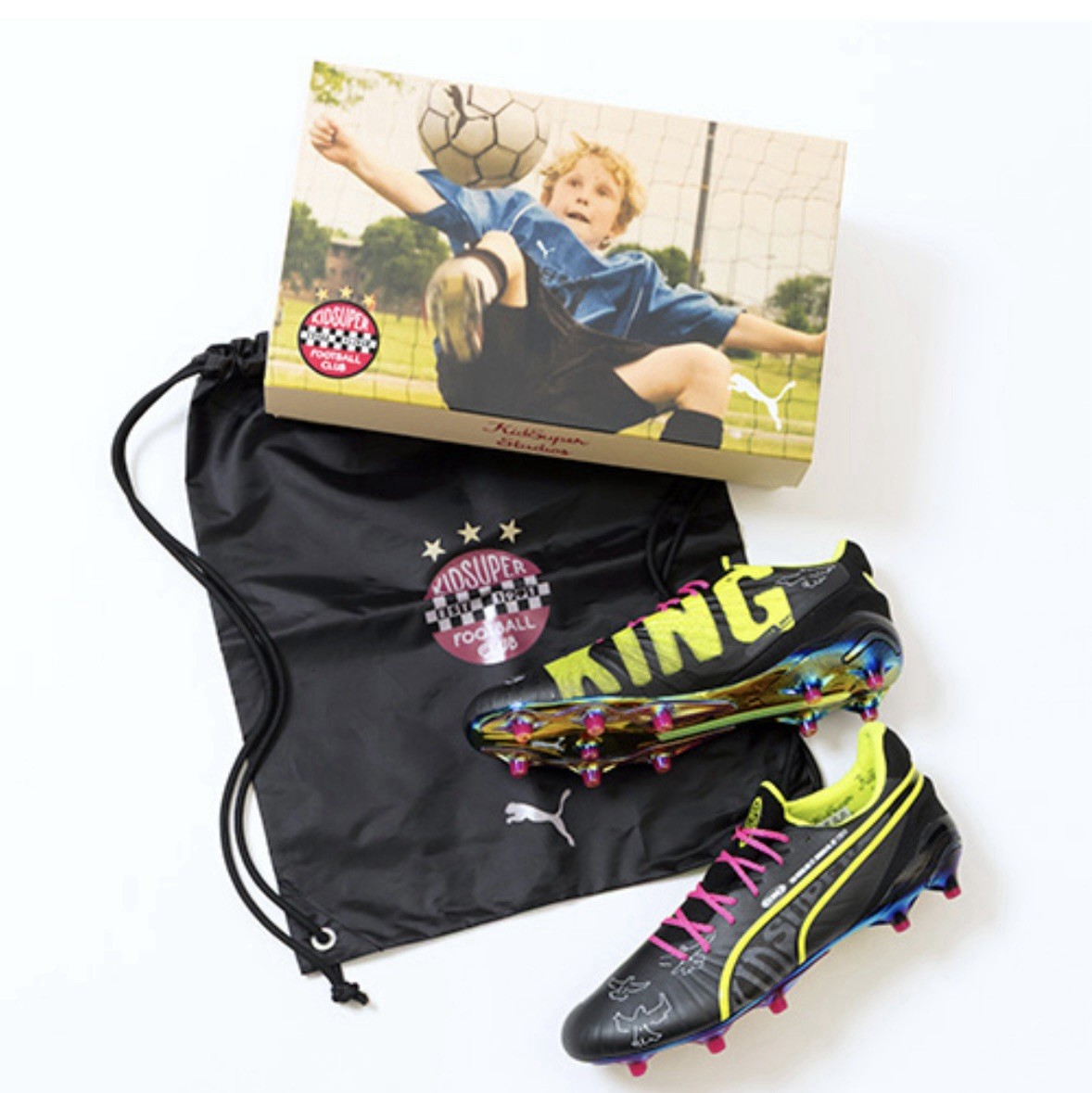 PUMA KING ULTIMATE X KIDSUPER FG/AG 108437-01 Football Soccer
