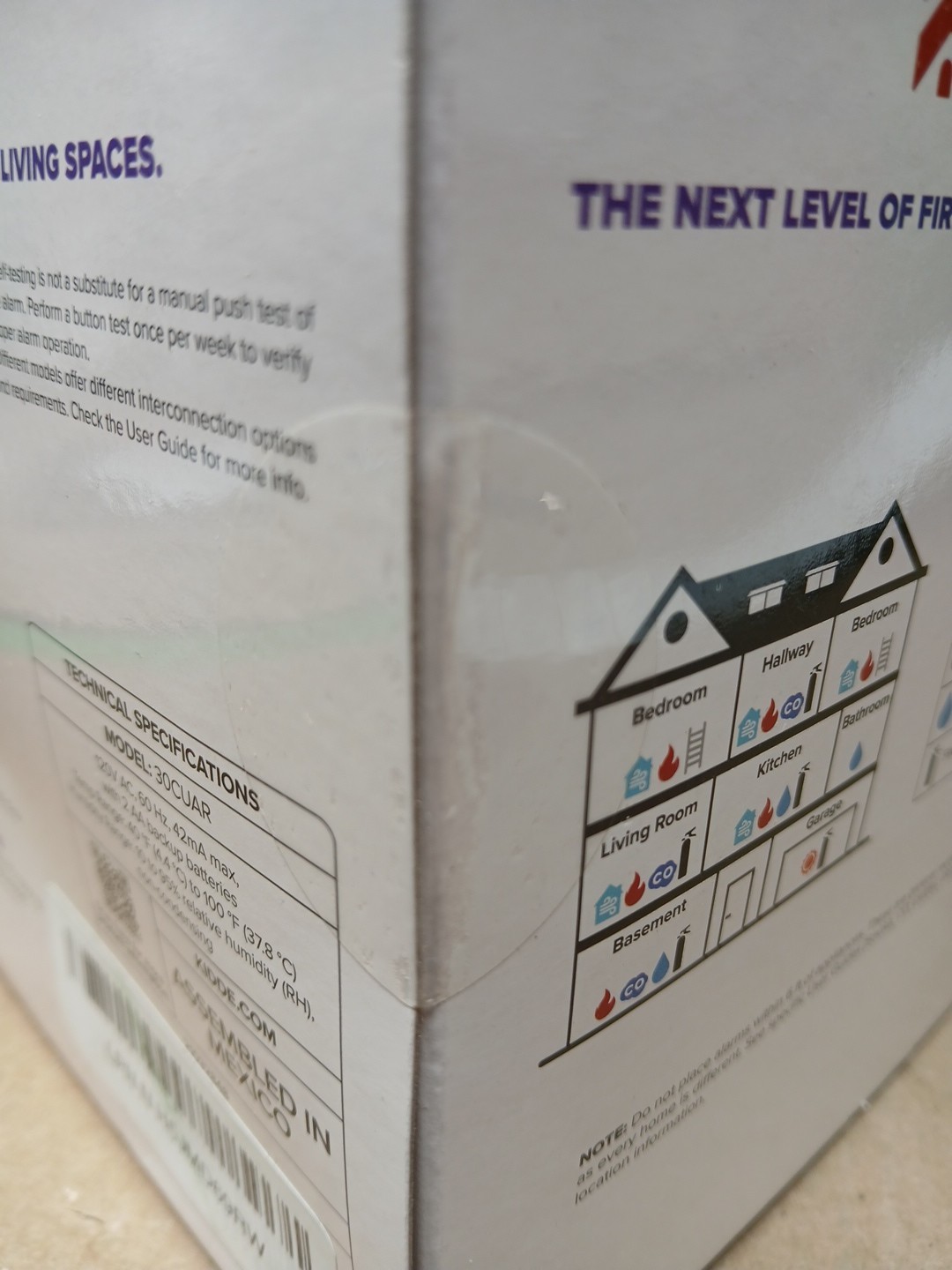 2 PACK! Kidde Hardwired Smoke & Carbon Monoxide Detector, AA Battery 30CUAR!