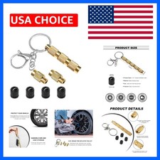 Efficient Tire Pressure Deflation Tool With Valve Caps - 55g Portable Design Efficient Tire Pressure Deflation Tool With Valve Caps - 55g Portable Design