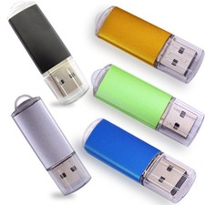 256MB USB Flash Drives 2.0 Metal Key Memory Thumb Sticks Pendrives