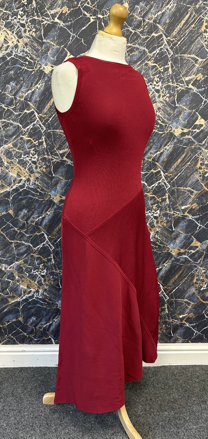 Abito aderente Michael Kors rosso intenso taglia S (10) #REF18