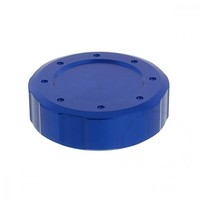 Deckel BremsflüSsigkeit 61Mm Alu Blau FüR Triumph Bonneville 865 SE EFI 2009-13