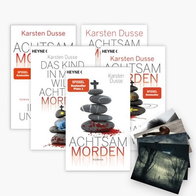 Karsten Dusse / Karsten Dusse: Achtsam Morden-Reihe Band 1-5 + 1 exklusives  ...