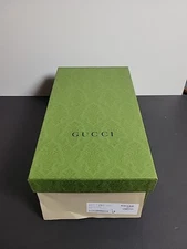 GUCCI AUTHENTIC Shoes Box, Empty Box 14 x 8 x 5 Olive Green Replacement 