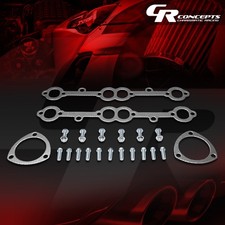 Exhaust Header Gasket Complete Set For 67-86 Chevy Gmc Ck Pickup Suburban Sbc Exhaust Header Gasket Complete Set For 67-86 Chevy Gmc Ck Pickup Suburban Sbc