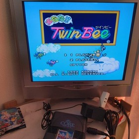 Detana TwinBee NEC PC Engine TurboGrafx-16 PCE game with Manual, Working, Japan