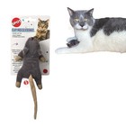 Flat Mouse Frankie with Catnip - Cat Toy, Fuzzy Mice with Catnip and Crinkle .