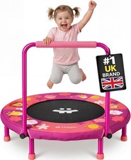 Happin Toddler Trampoline 36" Indoor Mini Trampoline for Kids Foldable UK