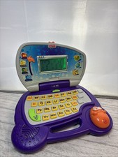 Fisher-Price FUN-2-LEARN Laptop 06 J6665 Educational Tested  Works Signs Of Use