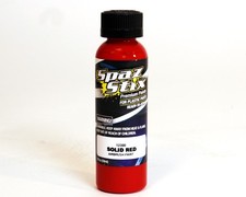 Spaz Stix 12300 - Solid Red Airbrush Ready Paint, 2oz