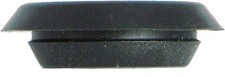 2 1/2" 2.5 inch Flush Mount Black Plastic Body and Sheet Metal Hole 
