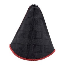 NTNEV Universal Shift Boot Cover, Car Shift Knob Dust Cover, Fabric Black
