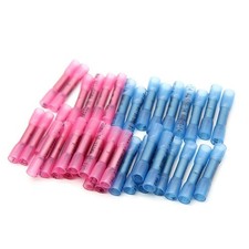200Pcs Heat Shrink Butt Tube Splice Connectors Gauge Wire Terminals KIT 22-14GA