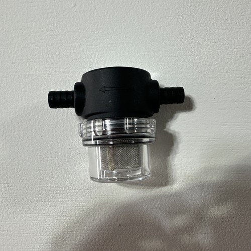 3/8” 50 Mesh Inline Pump Strainer Vacuum Side Filter Hose Barb Stainless Mesh