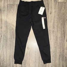 Champion Boys Black Fleece Jogger Pants Elastic Waist Pull On M 10/12