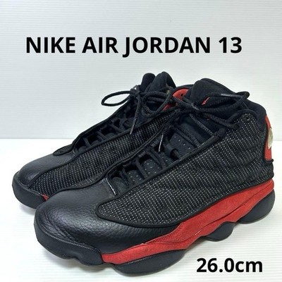 Nike Air Jordan 13 Bred schwarz rot 414571 004 US 8 26 cm Herren Sportschuhe ...