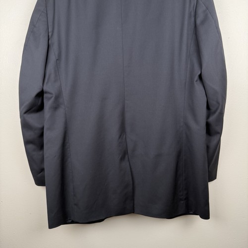 Brooks Brothers 1818 Madison Sport Coat 44 Black Wool 2-Button USA Long - Picture 9 of 10