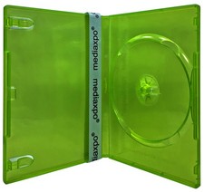 STANDARD Clear Dark Green Color Single DVD Cases Lot